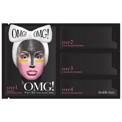 OMG! 4 in 1 Kit Zone Maske SPA Collection, 1 шт.