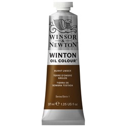Краска масляная художественная Winsor&Newton "Winton", 37мл, туба, жженая умбра
