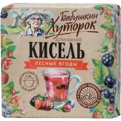 Бабушкин Хуторок. Кисель Лесная ягода 180 гр. мягкая упаковка