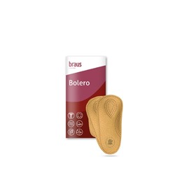BRAUS Стельки ортопедические 2/3 Bolero (овечья кожа с жeстким супинатором  ) р.41-42