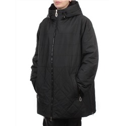 F-804 BLACK Куртка демисезонная женская (100 гр. холлофайбер)