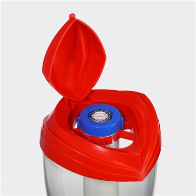 Башня пивная «Вавилон», колба 3 л, подсветка, батарейка Ag10, красная