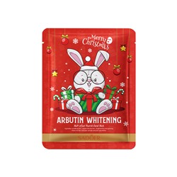 Тканевая маска для лица арбутином SADOER (новогодняя серия), 25 гр