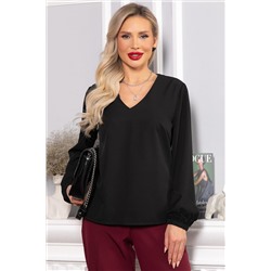 Блуза Глэдис (черная) Б14657-31М