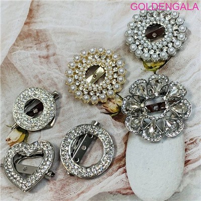 Зажим для платка диаметр 3,5 см БР6/3 модель 1