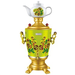 Электрический самовар Элис ЭЛ-4023 Мощность  2300Вт, емкость, 4.0л, корпус из нержавеющей стали, оптом