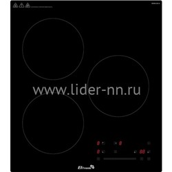 Варочная панель индукционная ELTRONIC (88-13) 3 конфорки (черная)