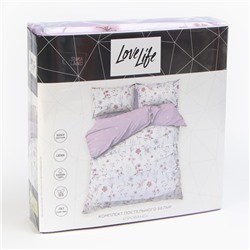 Постельное бельё LoveLife 1,5сп «Прованс», 143х215см, 150х225см, 50х70см-2шт, 100%хлопок сатин, 125г/м²