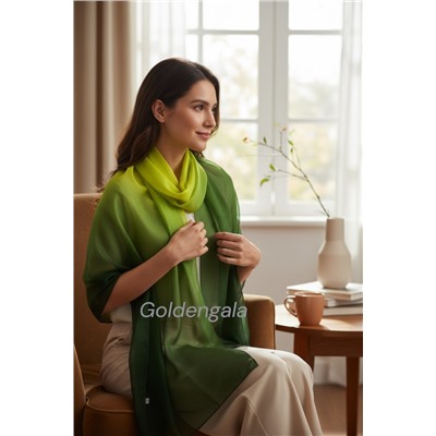 Шарф шифоновый Радуга Арт 0978/2