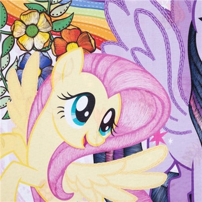 Постельное бельё 1.5 сп Pony team, 143×215 см, 150×214 см, 50×70 см-1 шт., хлопок 100%, поплин