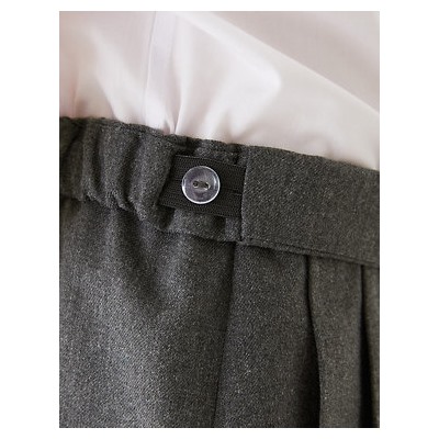 Girls' Permanent Pleats School Skirt (2-16 Yrs)