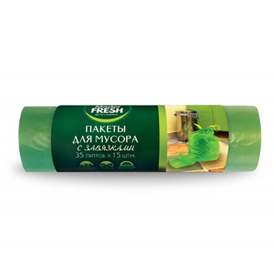 БИОпакеты д/мусора Master FRESH 60л 20шт (салатовые)