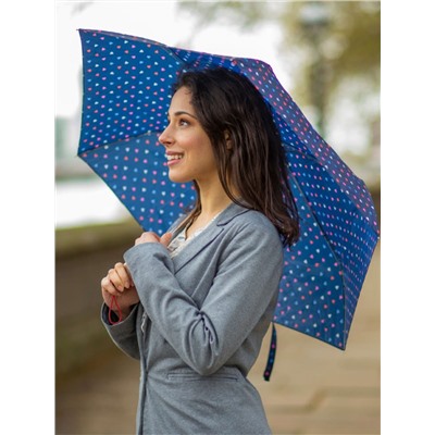 L553-4422 DitsyHearts (Сердца цветные) Зонт женский механика Fulton