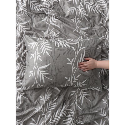 КПБ 1,5сп LoveLife Листья 150*225см, 150*225см, 50*70см-1шт, 75гр/м2, микрофибра