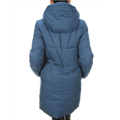 350 BLUE Пальто женское зимнее (200 гр. холлофайбера)