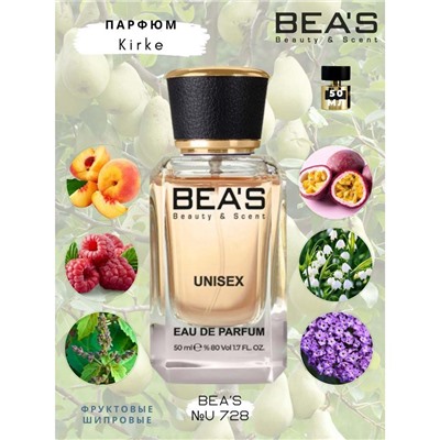 Beas U728 Tiziana Terenzi Kirke edp 50 ml, Парфюм унисекс Beas U728 создан по мотивам аромата Tiziana Terenzi Kirke