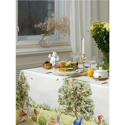Скатерть Этель Family picnic, 150×110 см +/-3 см с ВГМО, 100% хлопок, саржа 190 г/м²