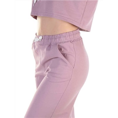 Y316 LILAC Спортивный костюм женский (100% хлопок)