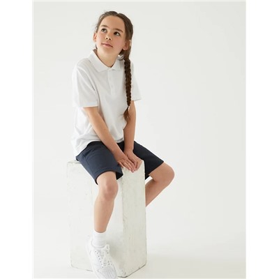 2pk Unisex Sport School Shorts (2-16 Yrs)