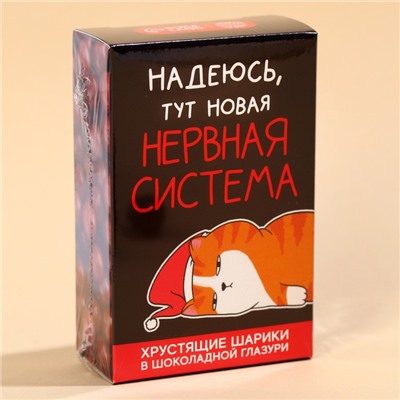 Шоколадные шарики «Нервная система» в коробке, 37 г.