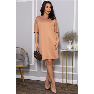 Платье трикотажное Ветта (бежевое) П14600-10М