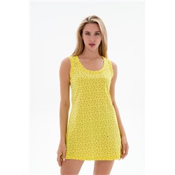 Ночная сорочка женская из кулирки Машенька / Лимонный