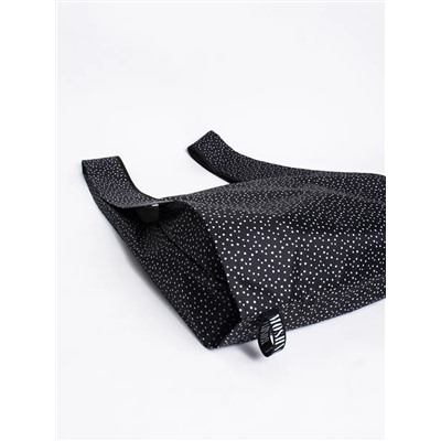 Мелкий горох черно-Белый - майка