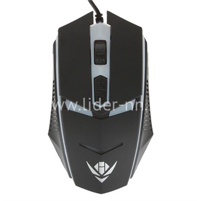 Мышь проводная NAKATOMI игровая Gaming MOG-02U 4 кнопки (черная)