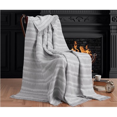 Накидка на Диван 170x220 см. 100% Хлопок Keten Desibel Gri
