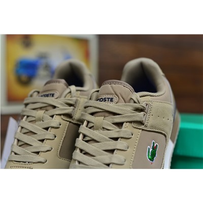 lacoste partner piste из натуральной замши и текстиля