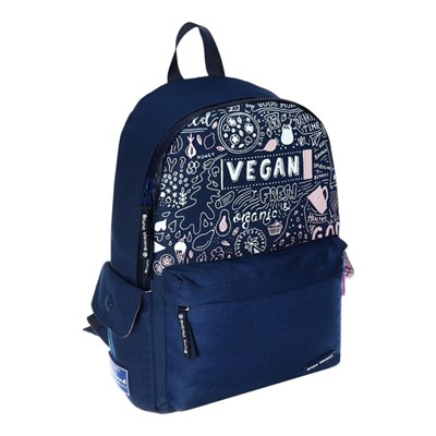 Рюкзак молодёжный Bruno Visconti «VEGAN», 40×30×17 см, пенал в подарок
