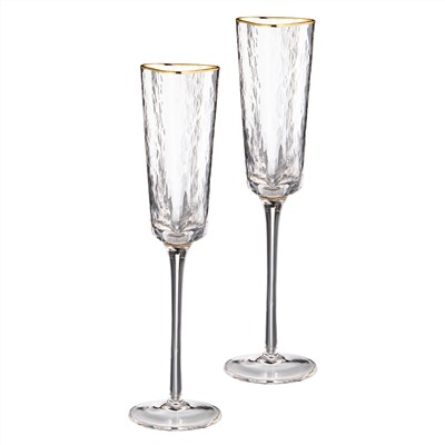 НАБОР БОКАЛОВ ДЛЯ ШАМПАНСКОГО "ROCKY" ИЗ 2 ШТ. 170 МЛ