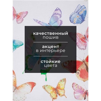 Полотенце "Этель" Бабочки 40х73 см, 100% хлопок, саржа 190 гр/м2