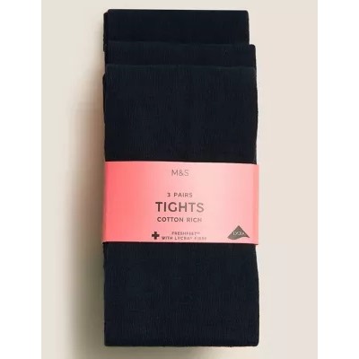 3pk of School Tights