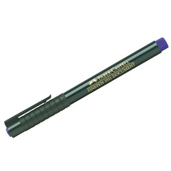 Ручка капиллярная Faber-Castell "Finepen 1511" синяя, 0,4мм