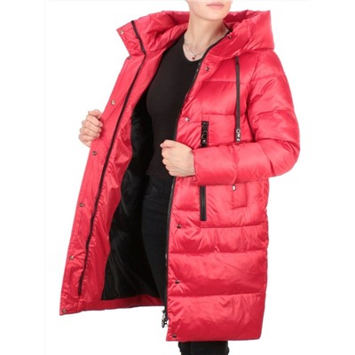 6809 RED Пальто зимнее женское KARERSITER (200 гр. холлофайбер)
