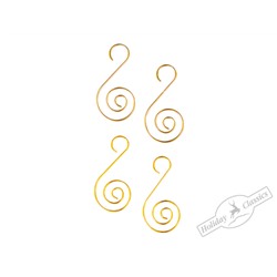 Шишка шампань со снежинками (стекло) 5,5х12,4 см