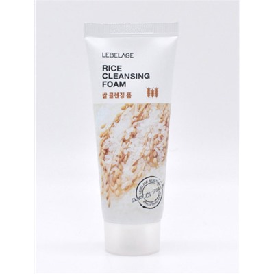 Lebelage Пенка для умывания с экстрактом риса / Rice Cleansing Foam, 100 мл
