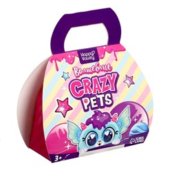 Игрушка-сюрприз «Волшебный» Crazy Pets, с наклейками, голубой, МИКС