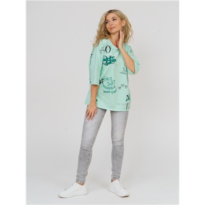 877 Футболка ментол Свт