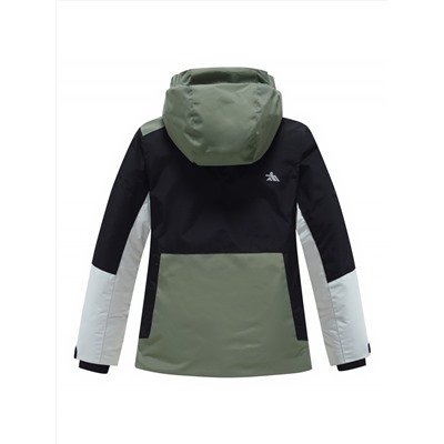 Горнолыжный костюм зимний для мальчика цвета хаки 9517Kh