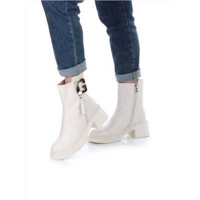 04-M3-L802 BEIGE Ботинки зимние женские (натуральная кожа, натуральный мех)