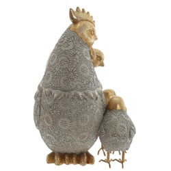 Фигурка декоративная "Курица с цыплятами", L20 W14 H22 см