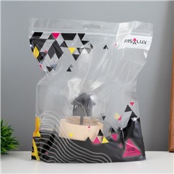 Фигурка светящаяся RISALUX «Дом», LED-ночник, 3×AG10, шар-8 см, 6.5×6.5×11.5 см