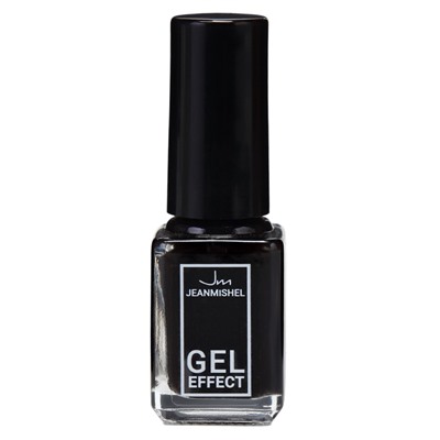Лак для ногтей с эффектом геля, Jeanmishel, тон 199, чёрный матовый, 6 мл
