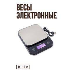 Весы электронные на аккумуляторе, влагостойкие (1 г...10 кг)