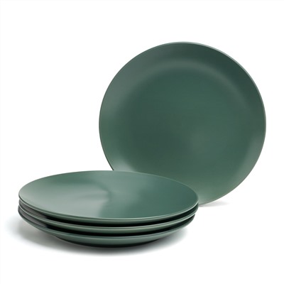 НАБОР ТАРЕЛОК ЗАКУСОЧНЫХ BRONCO "GRASSES" 4 ШТ. ДИАМЕТР=19,5 СМ