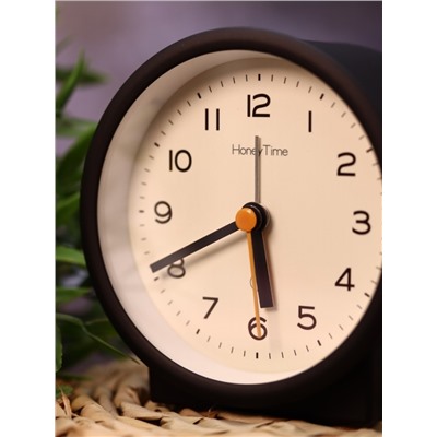 Часы-будильник «Rise and Shine», black (10,5х10 см)