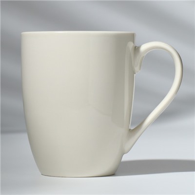 Кружка с ложкой керамическая Дорого внимание «Начни день с улыбки», 310 мл