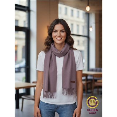 Шарф теплый женский кашемировый Арт 2581Ш/09 (пурпур)